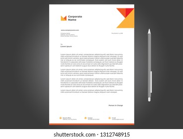 letterhead Design Template