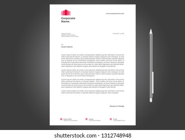 letterhead Design Template