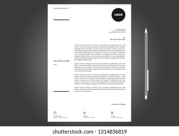 Letterhead Design Template