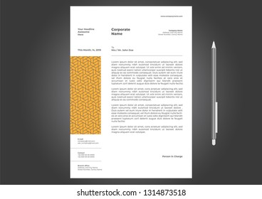Letterhead Design Template