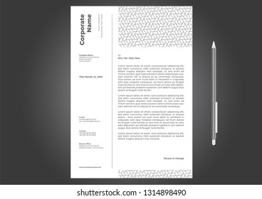 Letterhead Design Template