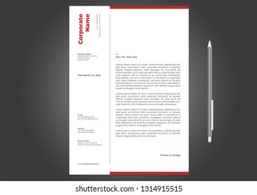 letterhead design template