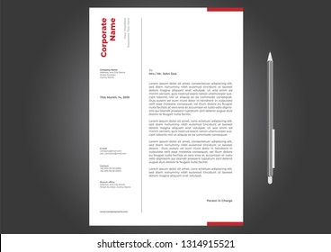 letterhead design template