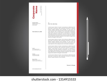 letterhead design template