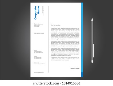 letterhead design template