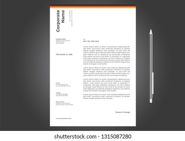 Letterhead Design Template