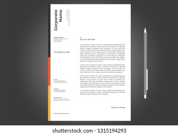 Letterhead Design Template