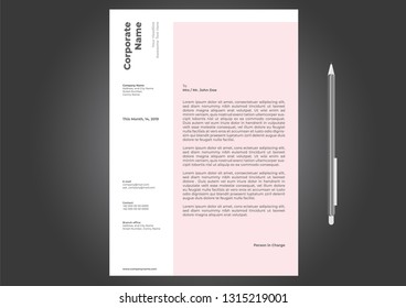 Letterhead Design Template