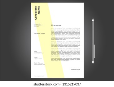 Letterhead Design Template