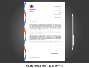 Letterhead Design Template 