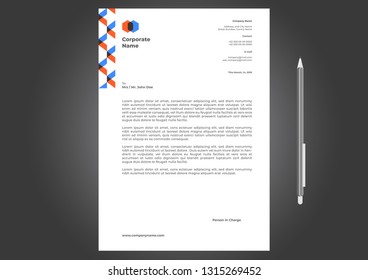 Letterhead Design Template 