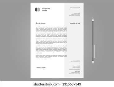 letterhead design template