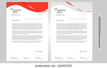 Letterhead Design Template 