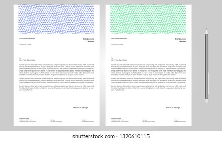 letterhead design template