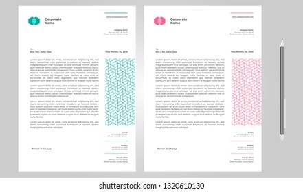 letterhead design template