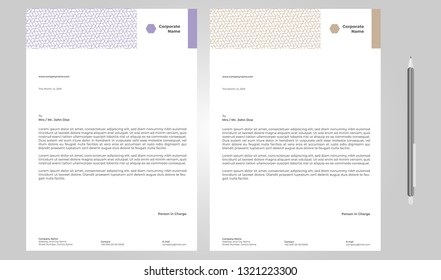 Letterhead Design Template