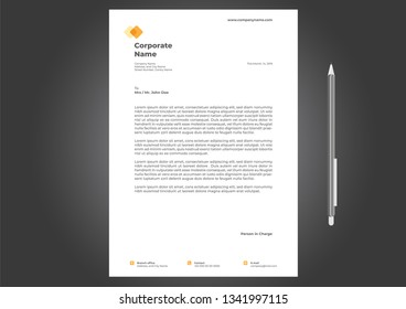 Letterhead Design Template