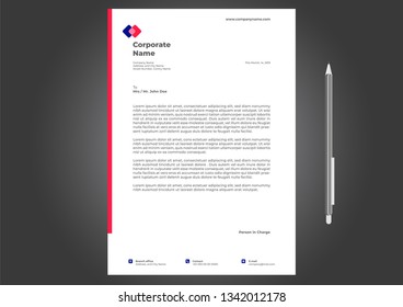 Letterhead Design Template