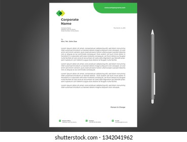 Letterhead Design Template