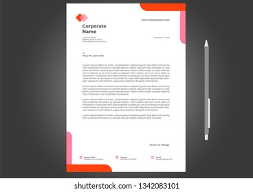 Letterhead Design Template
