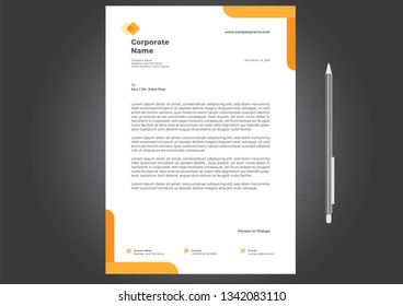 Letterhead Design Template