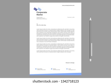 Letterhead Design Template