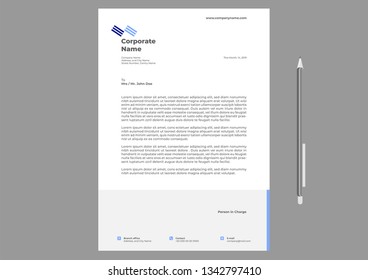 Letterhead Design Template