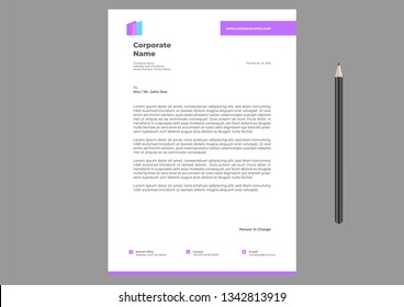 Letterhead Design Template
