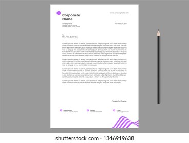 Letterhead Design Template