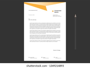 Letterhead Design Template