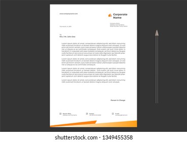 Letterhead Design Template