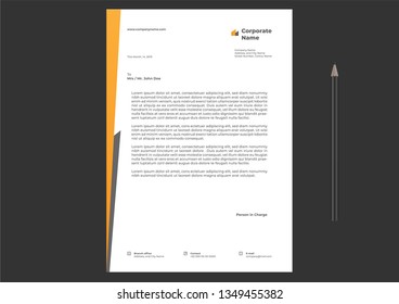 Letterhead Design Template