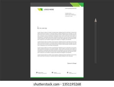 Letterhead Design Template