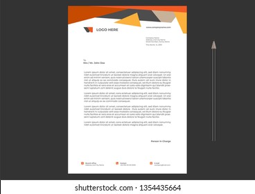 Letterhead Design Template
