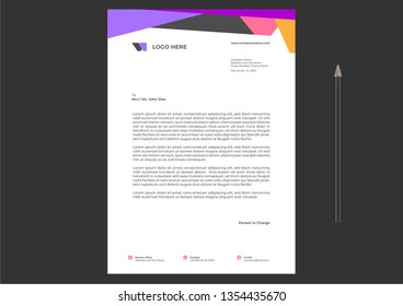 Letterhead Design Template