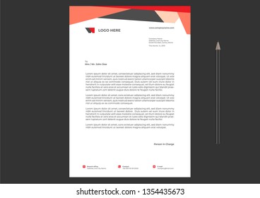 Letterhead Design Template