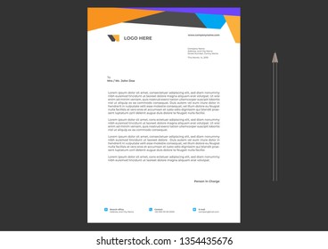 Letterhead Design Template