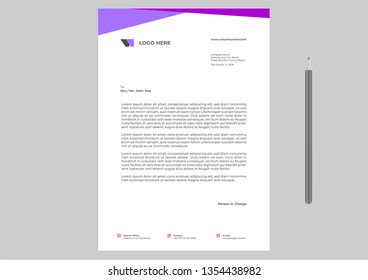 Letterhead Design Template