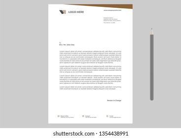 Letterhead Design Template