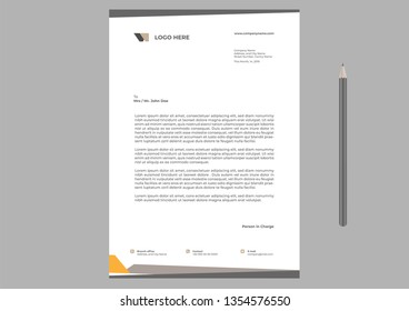 Letterhead Design Template