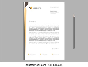 letterhead design template