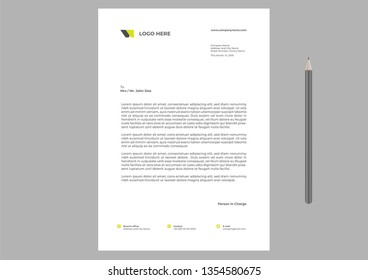 letterhead design template