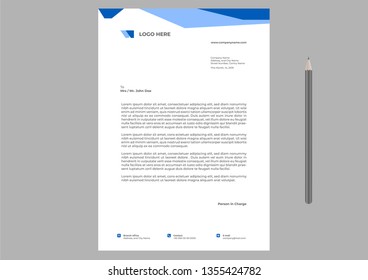 letterhead Design Template 