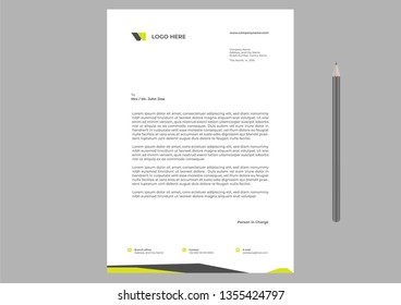 letterhead Design Template 