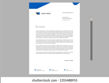 letterhead Design Template