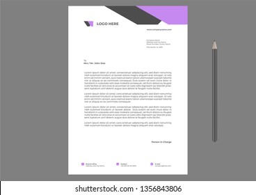letterhead design template