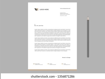 letterhead design template