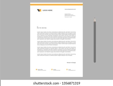 letterhead design template