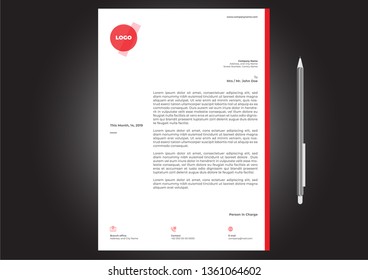 Letterhead Design Template
