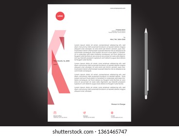 letterhead design template